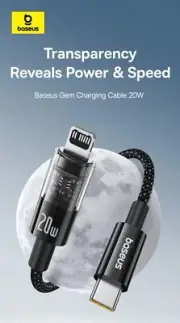 Baseus Cable For iPhone 14 13 12 Pro Max PD 20W Type C Fast Charging Wire Cord