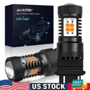 2PCS 3156 3056 3157 LED Turn Signal Corner DRL Light Bulbs Amber Canbus Ready B (for: Renault)