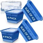 Plunge Lab Extra Large Ice Block Mold, 2-Pack, 8lb Ice Block, Ice Maker