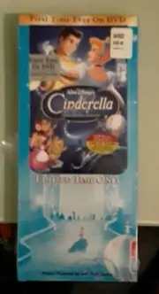 disney CINDERELLA 2 disc special edition platinum DVD NEW long box corner dings