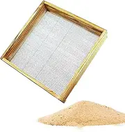 Garden Soil Sieve - Lightweight Compost Sifters, Wood Dirt Sifter | Multifunctional Hand Held Garden Dirt Sifter, Compost Soil Screen Sifter, Ergonomic Compost Sifter Strainer for Worm Leaves Rock
