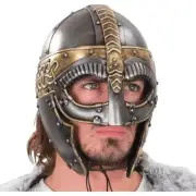 Viking Wolf Helmet Medieval SCA Warrior Helmet Role Play Knight Armor Gift Item