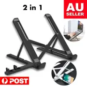 Portable Foldable Laptop Stand Ergonomic Desk Table Adjustable Computer Notebook