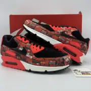 Nike Atmos x Air Max 90 We Love Nike Shoes Red White AQ0926-001 Size 8.5