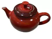 [Used] Le Creuset Small Teapot with Tea Strainer, Red