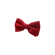 Mens Red Polka Dot Patterned Bow Tie
