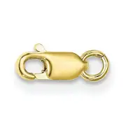 10K Gold Lobster Clasp w/Jump Ring 7.9mm