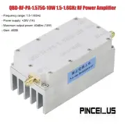 QBD-RF-PA-1.575G-10W 1.5-1.6GHz RF Power Amplifier with Heat Sink pe66