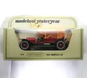 MATCHBOX MODELS OF YESTERYEAR, 1912 Simplex-50 Y9 Red / Black / Yellow.
