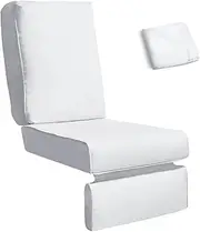 ART TO REAL ONLY Cover, Outdoor Recliner Chair Replacement Cushion Cover, Patio Furniture Chair Sofa Washable Cushion Deep Seat Covers, UV Protected, Fade Protected and Water Spill Repellet