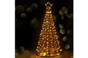 Jingle Jollys Solar Christmas Tree 2.1M Xmas Tree Decorations 8 Light Modes
