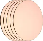 uxcell 5 Pcs Round Copper Plate, 100mm (3.94") Dia Pure Copper Sheets, 2mm(0.08") T2 Pure Copper Plates for Crafts, DIY, Electrical Repairs, Industrial Use