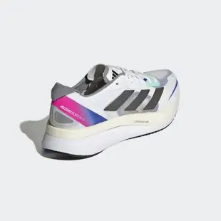 【ADIDAS】 ADIZERO BOSTON 11 男慢跑鞋-白-HQ3693