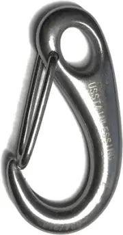 US STAINLESS Stainless Steel 316 Spring Gate Snap Hook Clip 2" Marine Grade Lobs