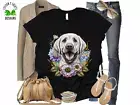 Labrador Mom T-Shirt Labrador shirt Labrador Retriever Floral Labrador Dog Mom