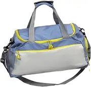 Dickly Travel Duffle Bag Portable Sports Gym Bag for Business Trip Workout Outdoor, Blue and White
