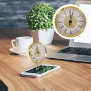 Inlaid Clock Head with Movement Roman Numeral Quartz Accessories