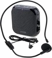 Megafone Bullhorn Wired Mini Audio Speaker Megaphone Voice Amplifier Loudspeaker Microphone Waist Band Clip Support FM Radio TF MP3 Little Surprise