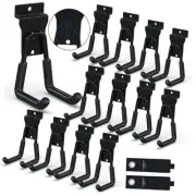 Slat Wall Hooks 12 Pack 4.5 Inch, Slatwall Hooks U slat hooks 12U Black