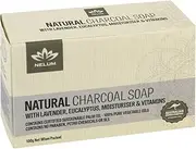 Nelum Charcoal with Lavender and Eucalyptus Natural Soap Bar, 100 g