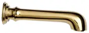 Classic Wall Mount Bath Spout, Gold PVD PVD Brass