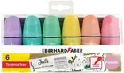 Eberhard Faber 551403 Mini Highlighters with Chisel Tip, Pastel Colours, Pack of
