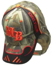 Myrtle Beach MB South Carolina SC Camouflage CAMO Black Embroidered Cap Hat