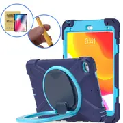 StylePro, package, iPad 10th and 11th gen tough case + pencil + screen protector, blue