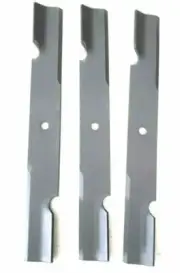 Genuine OEM Scag 482877 CUTTER BLADE, 16.5"L, 3-1/2" WING , SET OF 3 *FREE SHIP