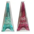 Sweet Heart Combo Of 2 Sky Blue & Pink Paris Tower Perfume Each 40ml For Unisex