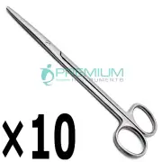 10× New Medical Scissors Straight 6" Blunt/Blunt Surgical Premium Instruments