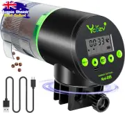 Automatic Fish Feeder USB Rechargeable Moisture-Proof Timer for Aquarium/Tank