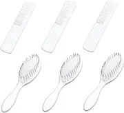 ibasenice Baby Hair Brush Comb Set Scalp Comb for Newborns Baby Health Multi-use Brush Gentle Scalp Care