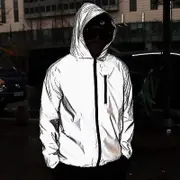 Waterproof Warm Reflective Jacket High Visibility Safety Jacket Lightweight XL