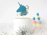 Unicorn Head Cake Topper