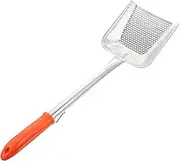 BRIGHTFUFU 1pc Filter Strainer Kitchen Utensil Grease Shovel Stainless Steel Easy to Use Clean