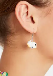 Spot U Anywhere Cow Drop Earrings