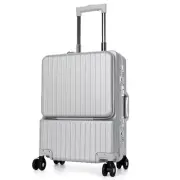 Swiss Aluminium Luggage Travel Hard Case Suitcase Lightweight TSA S8610B 24"