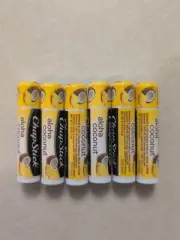 Chapstick Aloha Coconut Tropical Paradise Lip Balm .15 oz ( Lot of 6 )