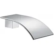 AQUAPERLA Blaze Chrome Waterfall Bathtub/Basin Wall Spout
