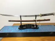 Japanese 98Type Army Samurai Sword Katana Sharp Folded Steel Clay Tempered