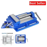 6-Inch Portable Cast Iron Vise: Strong Clamping Pressure for All Drill Presses