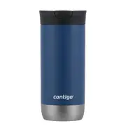 Contigo Huron Snapseal 473ml Stainless Steel Travel Mug Drinking Cup Blue Corn