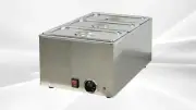 NEW 3 Pan Electric Bane Marie Warmer Countertop Buffet Catering Food Server NSF