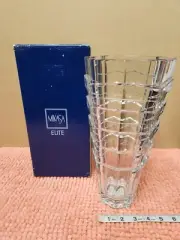 Mikasa Elite "Argon" Lead Crystal Vase 12" VT107/628 HEAVY Crystal Vase NEW