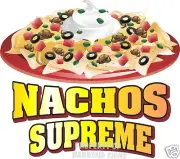 Nachos Supreme Decal 14" Concession Trailer Food Truck Vinyl Menu Sticker