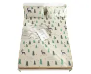 3D Printing Foldable Folding Summer Ice Silk Cover Cooling Mat With Pillowcase (King)