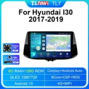 For Hyundai I30 GPS Navigation With Carplay Car Multimedia Radio Stereo Player