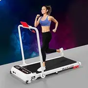 BLACK LORD X7-H Series White Walking Pad Under Desk with 3-Level Incline and Foldable Handle, 3.0HP Treadmill 11KM/H Max Speed, Jogging Running Machine for Home Gym Work Out