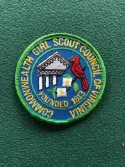 Commonwealth Girl Scout Council of Virginia - Patch - Founded 1913